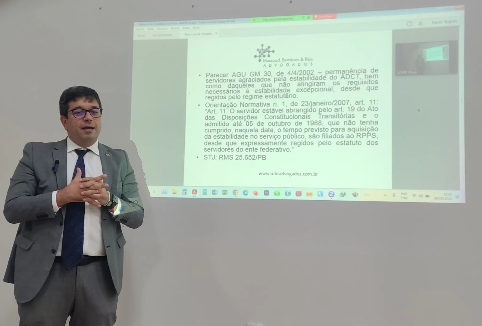 ADPEP realiza palestra sobre PREVIDÊNCIA