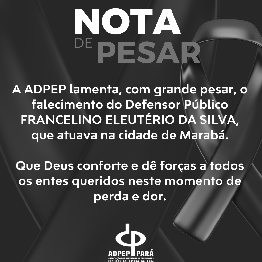 NOTA DE PESAR