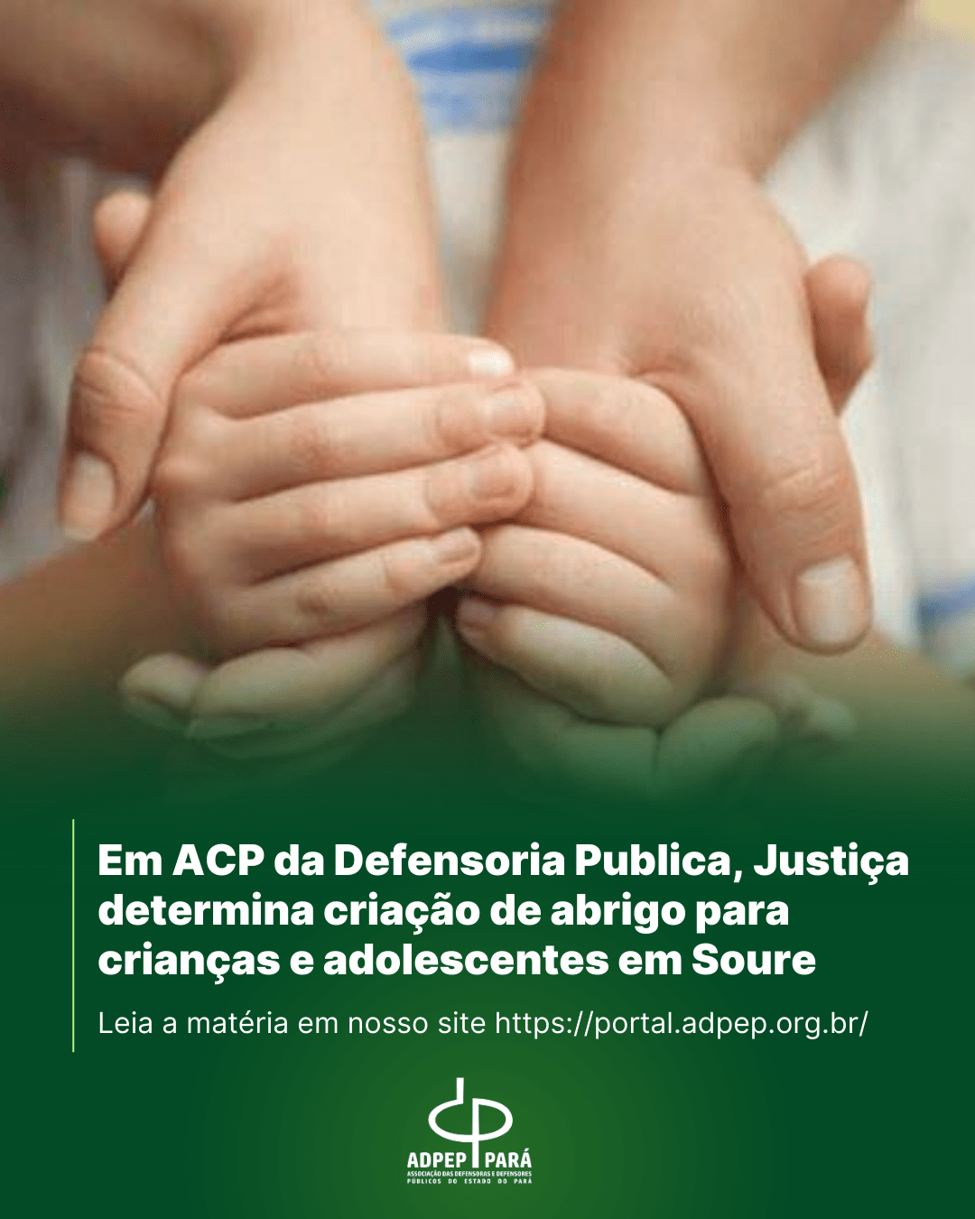 Em ACP da Defensoria Pública, Justiça determina criação de abrigo para crianças e adolescentes em Soure