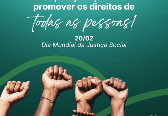 Dia Mundial da Justiça Social ⚖️🌎