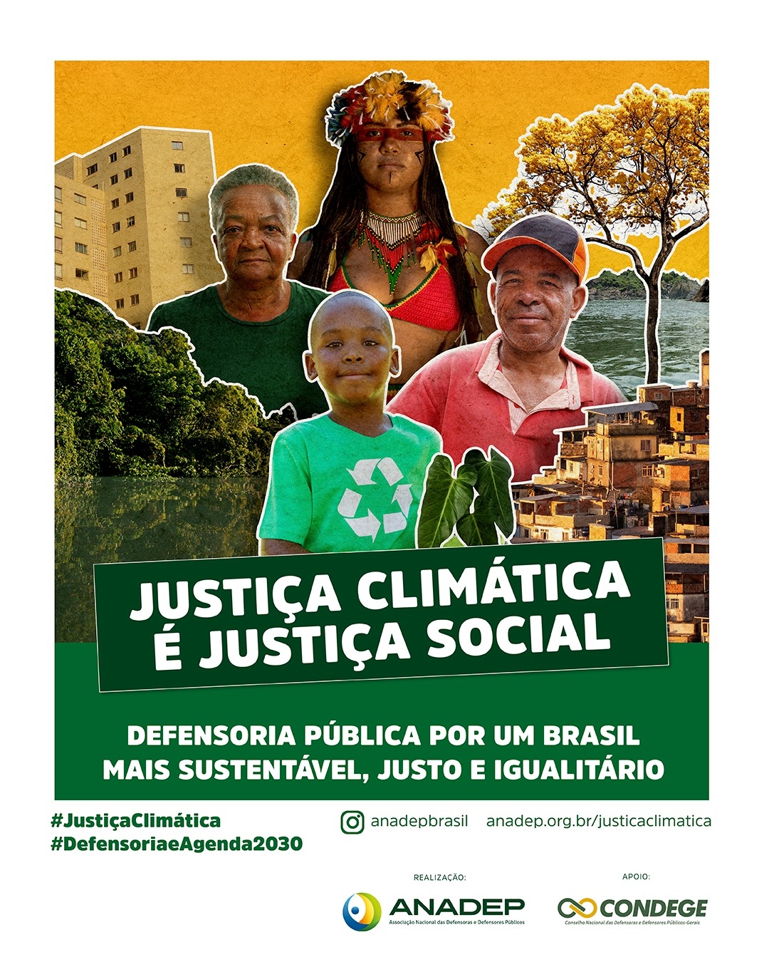 Campanha ANADEP 2025: Justiça Climática é Justiça Social