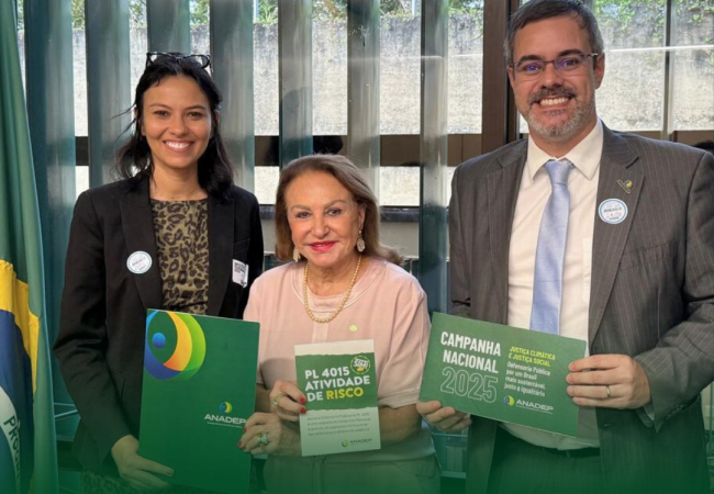 ADPEP e ANADEP visitam Deputada Federal Elcione sobre pautas ambientais e de interesse da categoria