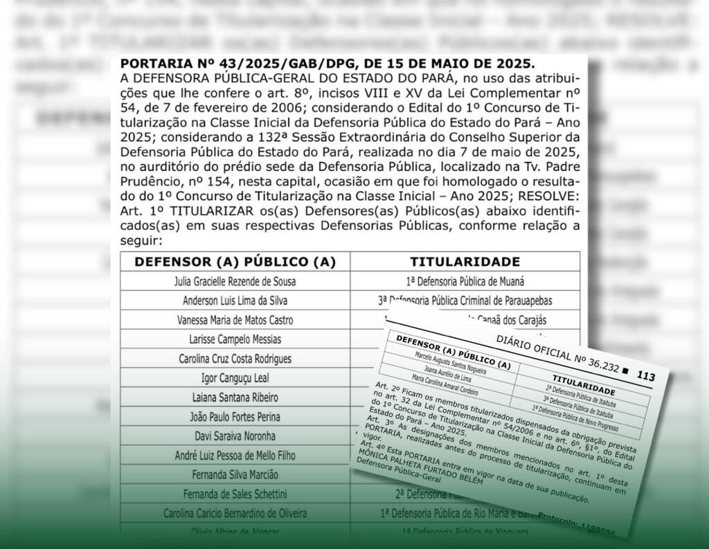ADPEP celebra titularização de defensoras e defensores públicos no Pará