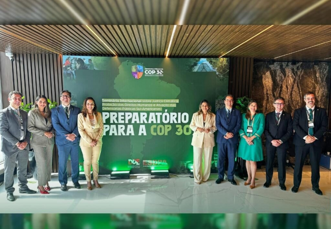ADPEP participa de Abertura de Seminário Internacional sobre Justiça Climática promovido pela Defensoria Pública do Pará